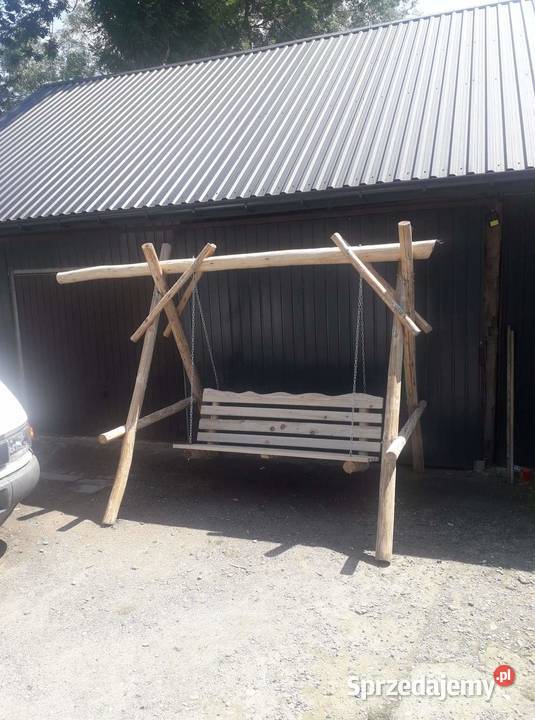 Wykonam huśtawki stoły ławki place zabaw studnie drewno Jarosław