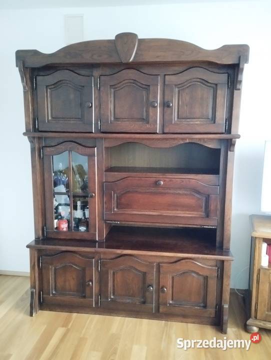 Dębowy kredens 203cm Domaradz