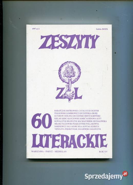 Zeszyty literackie 60 XV Szczecin sprzedam