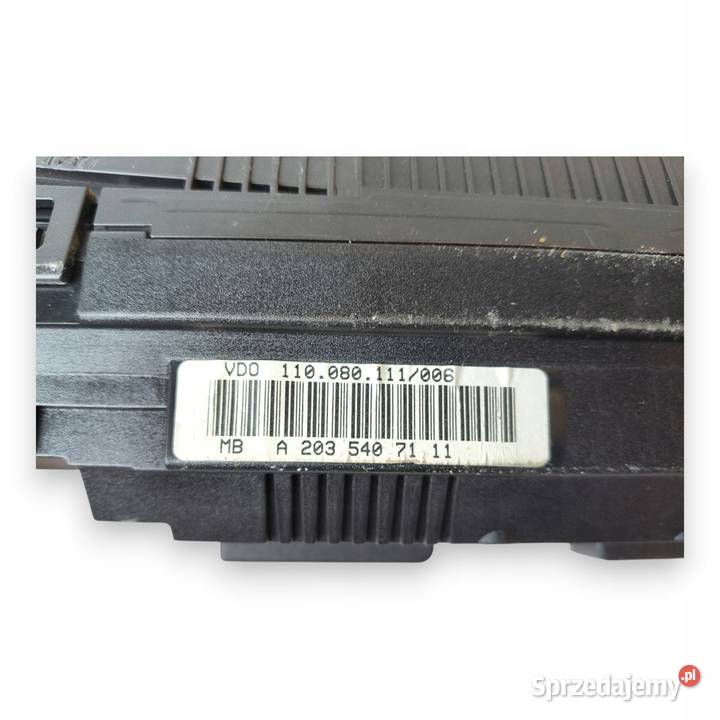 LICZNIK ZEGARY A2035407111 Mercedes W203 22 CDI Chełm