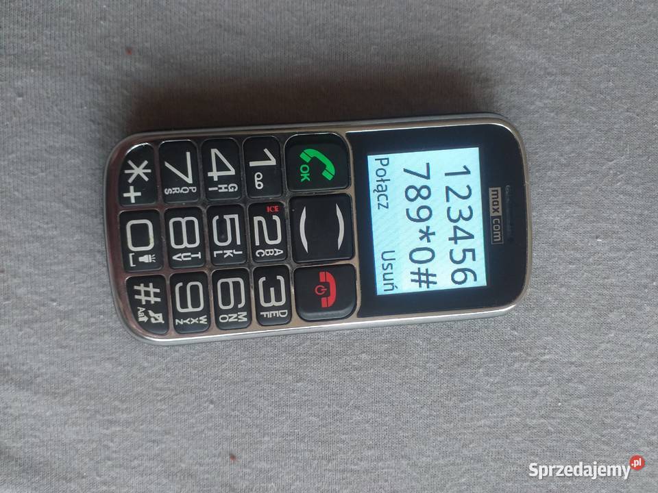maxcom MM462BB telefon seniora com mm 462 bb sos świętokrzyskie Sandomierz