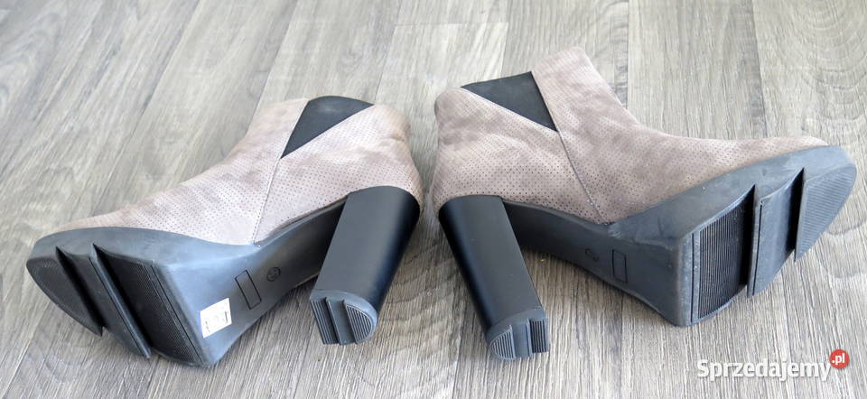 Nowe Piękne skórzane botki Bosccolo r 40