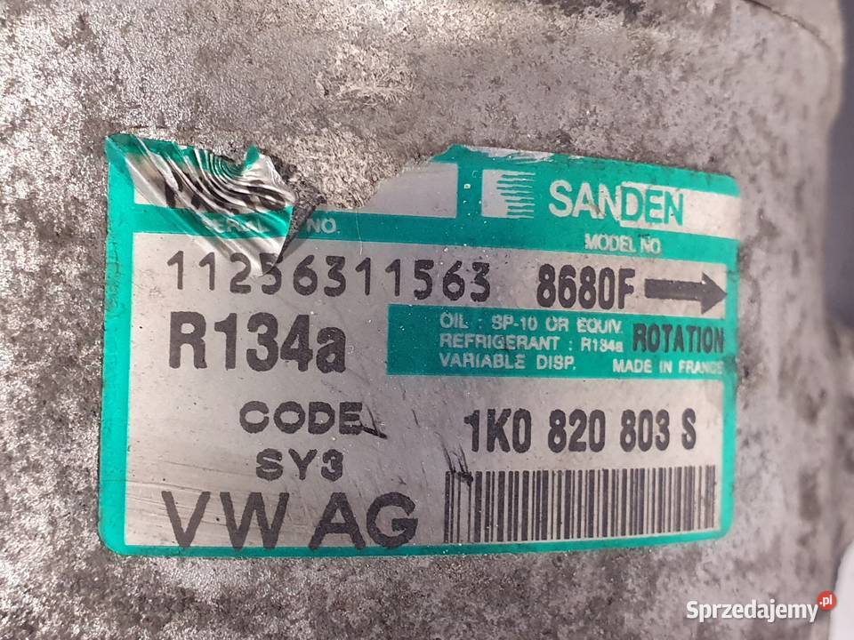 SPRĘŻARKA KLIMATYZACJI VW Passat B6 Golf V Audi lubelskie Chełm