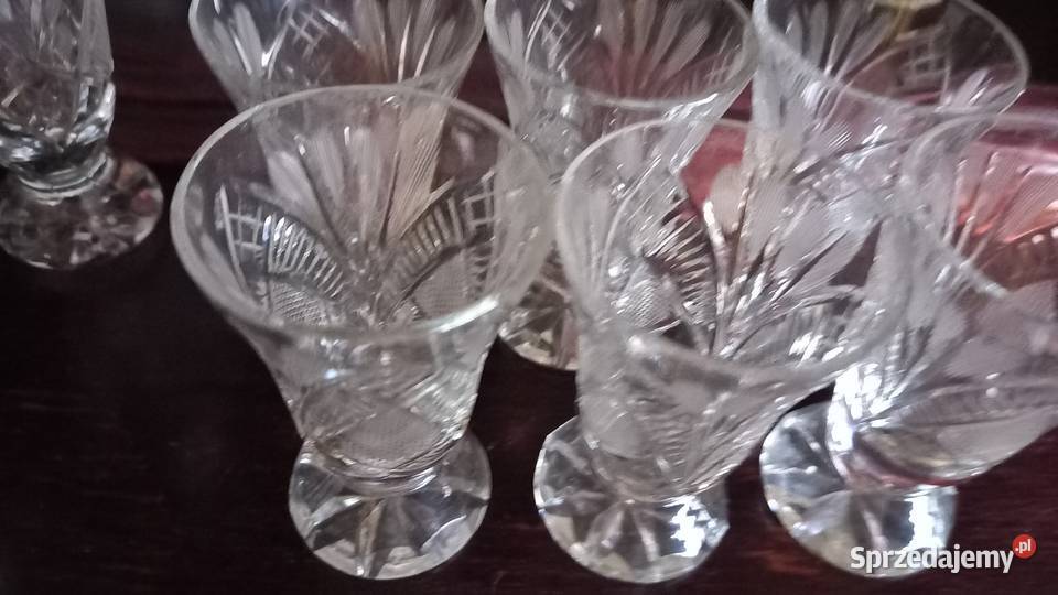 Kieliszki kryształowe komplet 6 Kieliszki i pucharki Warszawa sprzedam