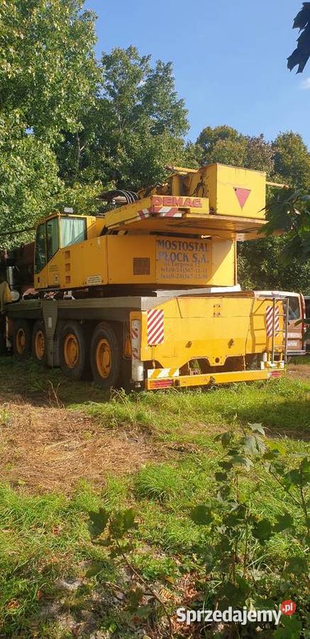 Uszkodzony dźwig terenowy samojezdy Demag AC 120 warmińsko-mazurskie Dobre Miasto
