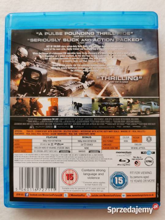 Act of Valour Akt Odwagi Bluray En 2012 Wytrzyszczki