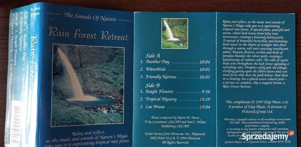 Rain Forest Retreat Sounds Of Nature Dźwięki warmińsko-mazurskie Elbląg
