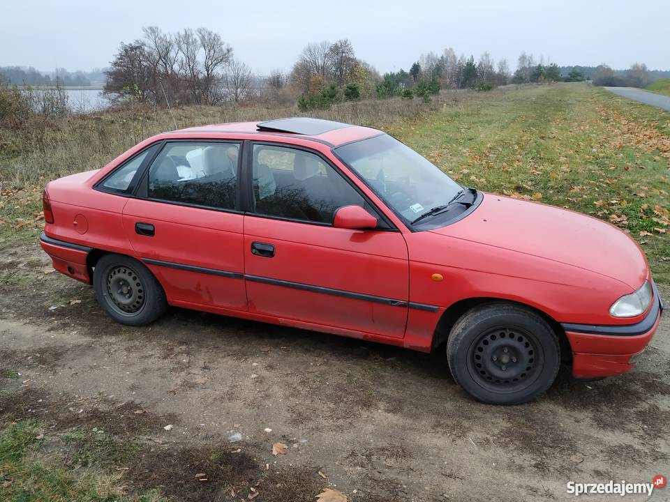Opel Astra F 16 8v Rok produkcji 1997 warmińsko-mazurskie Biskupiec sprzedam