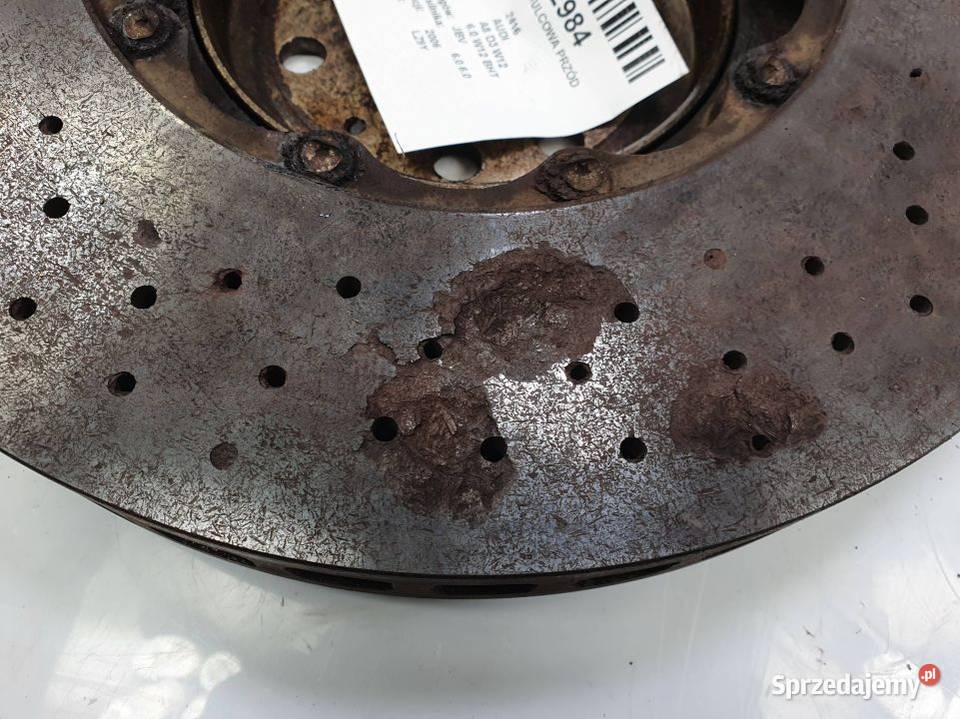 TARCZA HAMULCOWA PRZÓD AUDI A8 D3 W12 CERAMICZNA Lipno