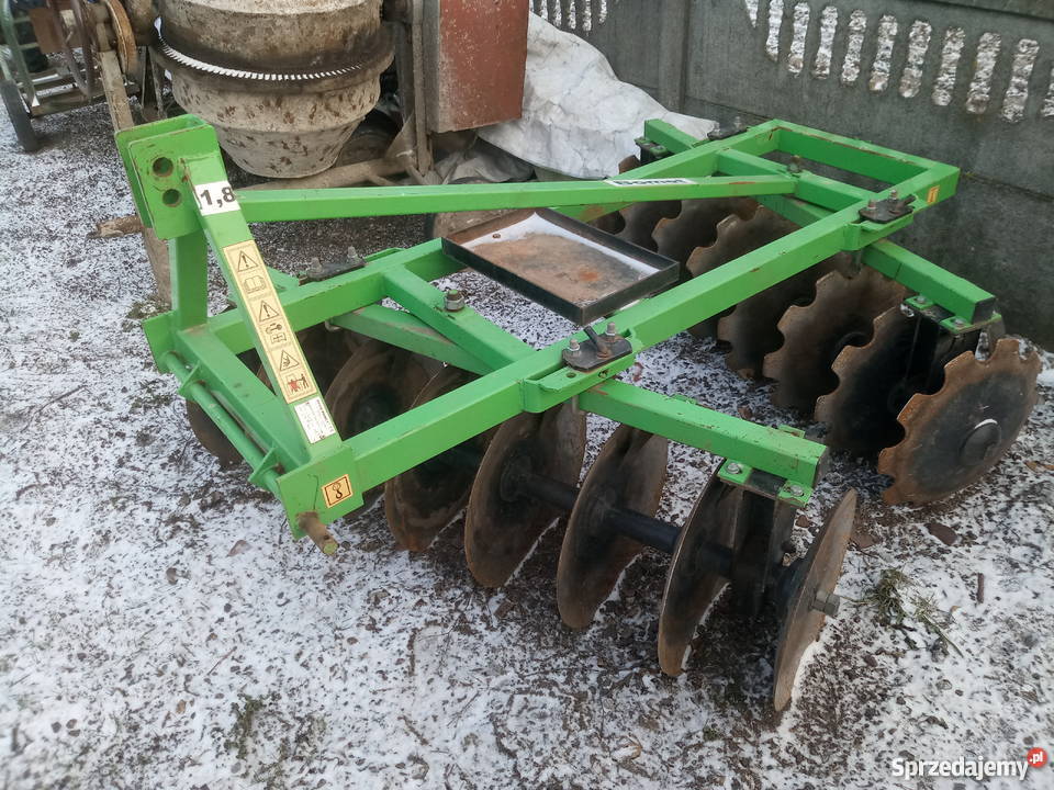 Brona talerzowa 2x8 talerzówka 18 m stan nowa Agregaty Opoczno