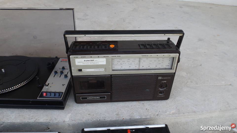 Zestaw radia magnetofony UNITRA kolorofon warmińsko-mazurskie Grodziczno sprzedam