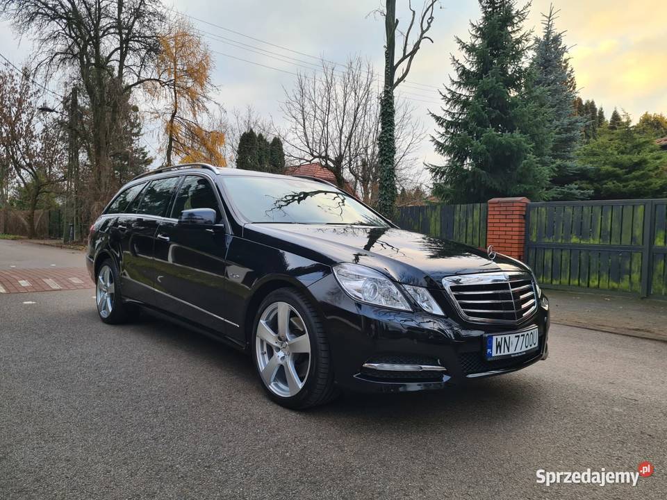 MercedesBenz Eklasa W212 35 350 T 4Matic V6 306 reflektory ksenonowe Warszawa