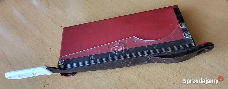 Stara gilotynka do zdjęć Czasy PRL Włodawa