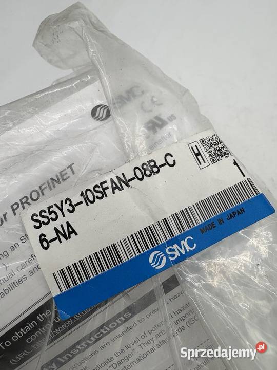 SMC SS5Y3 10SFAN 08B C 6 NA Wyspa zaworowa