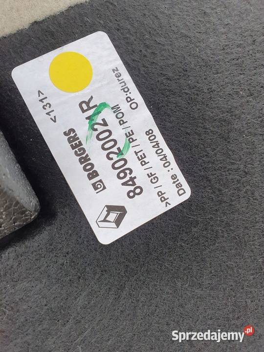 Renault Laguna III kombi PODŁOGA BAGAŻNIKA Rudka