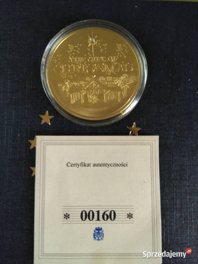 Medal okolicznościowy narodziny Chrystusa dolnośląskie