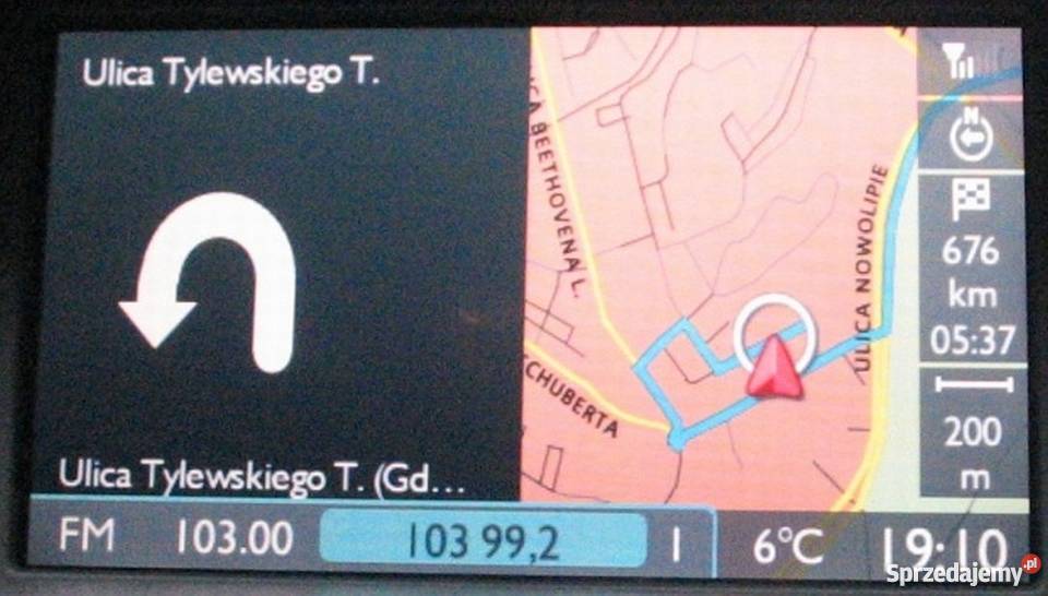 POLSKIE MENU RENAULT CARMINAT BLUETOOTH MAPA Poddębice