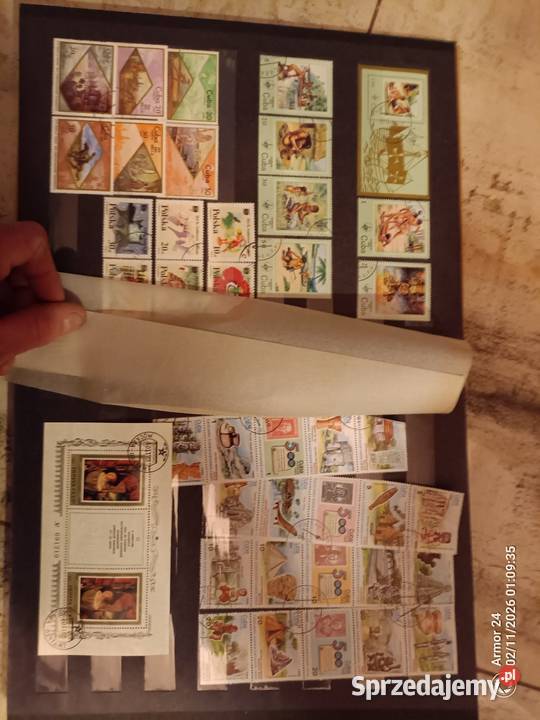 Klaser znaczki sztuka malarstwo kreskowki Krze Duże