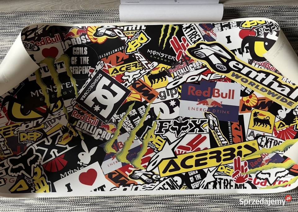 Stickerboomb duży arkusz Ruda Śląska