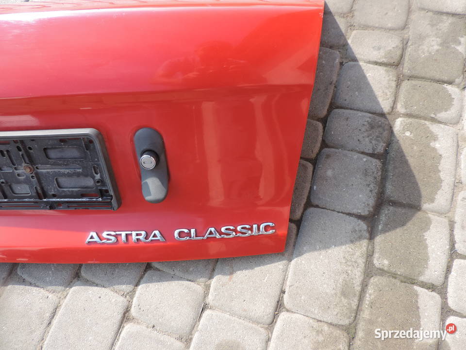 KLAPA TYŁ OPEL ASTRA F SEDAN Kolor Y547 Nowy Sącz