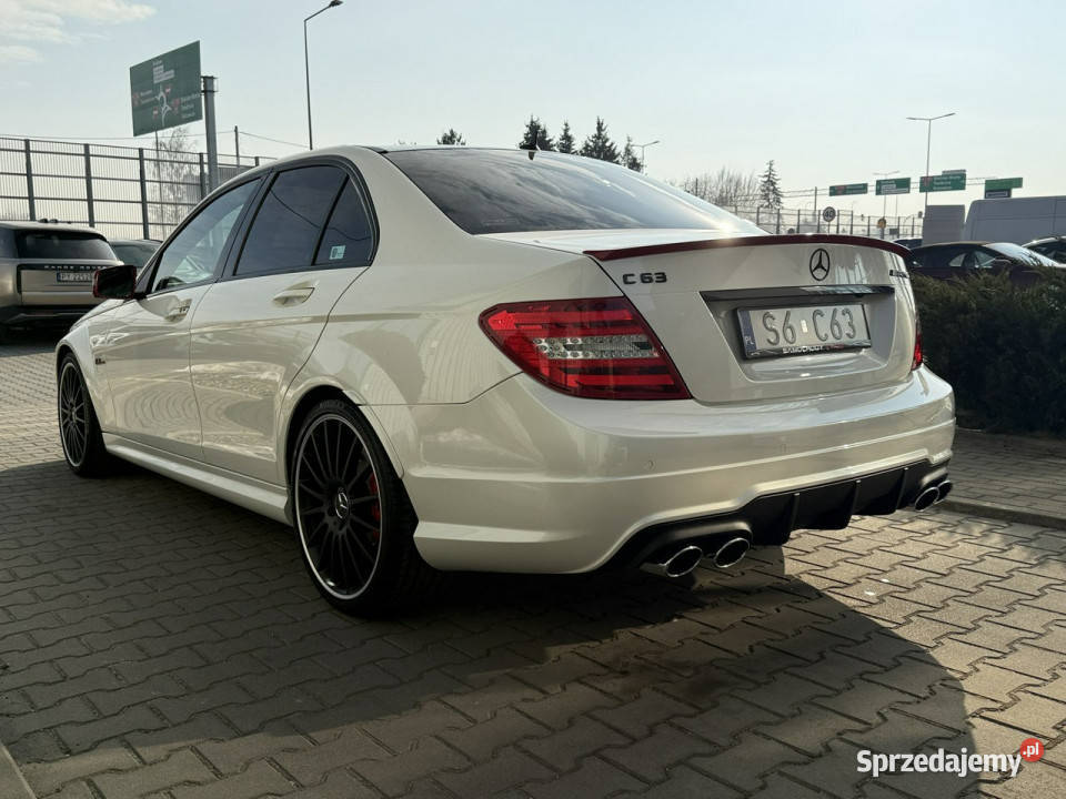 Mercedes C 63 AMG Limited Bezwypadkowy biały Mercedes-Benz