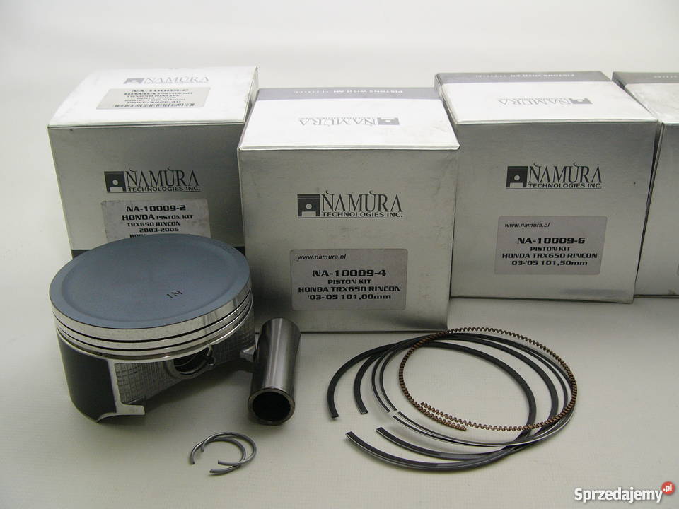 TŁOK komplet tłokowy NAMURA 10100 mm TRX 650 FA