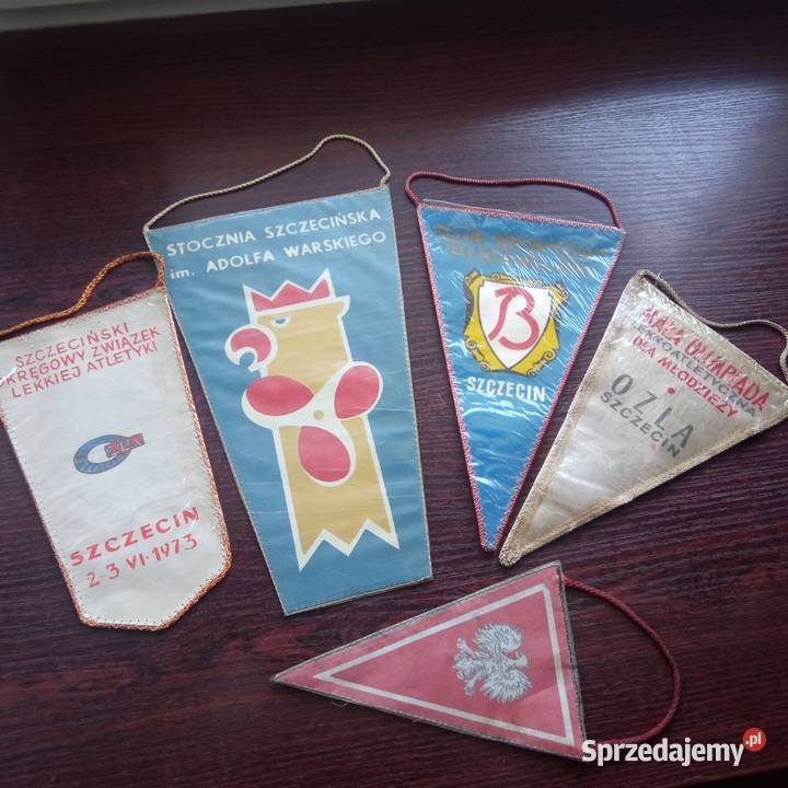 Proporczyki Szczecin 5 sztuk