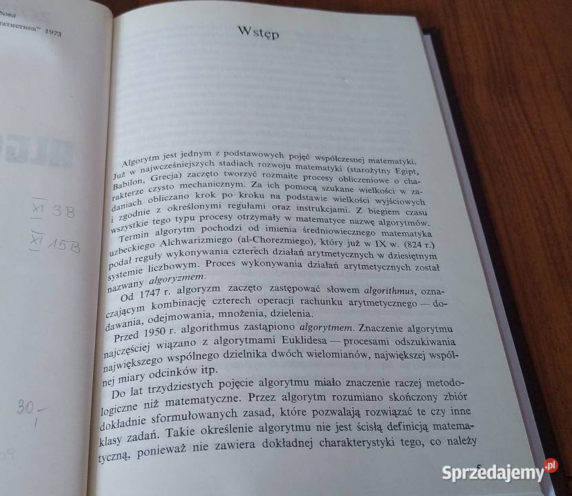 Teoria algorytmów Zoja Ałfierowa TWARDA Gdańsk sprzedam
