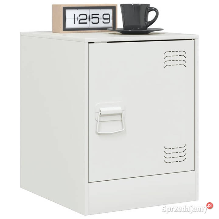 Szafka nocna biała 345x39x44 stal WM841617 Warszawa