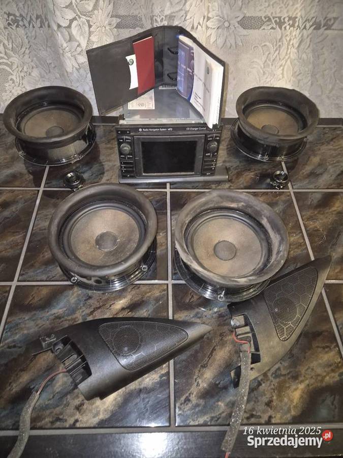 KOMPLET Audio VW IV Radio Nawigacja MFD zestawy głośnikowe sprzedam