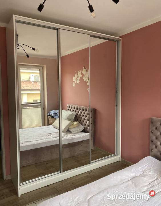 Szafa 3 drzwiowa z lustrami odbiór Włodawa Szafy i garderoby Meble