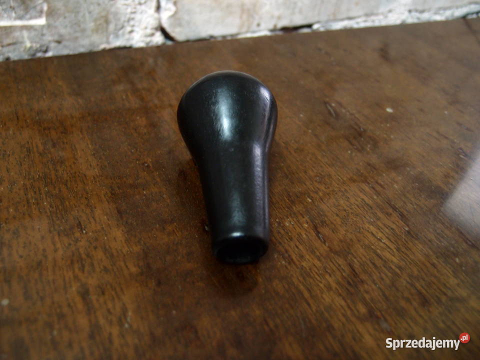 Drewniana gałka zmiany biegów FIAT produkcja PRL Łódź