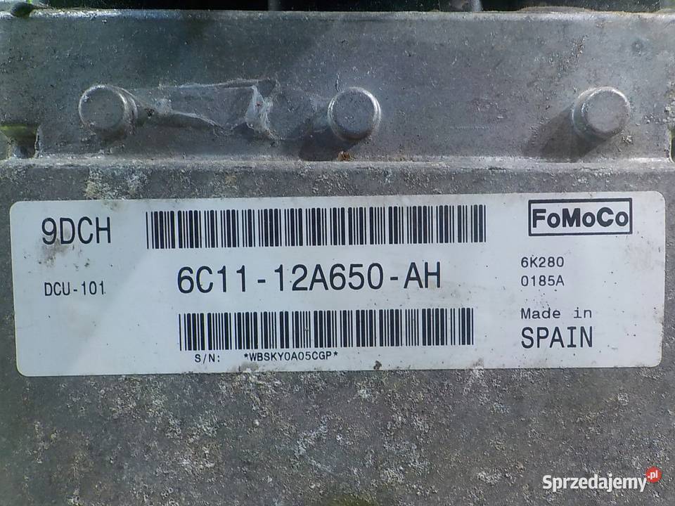 FORD TRANSIT MK7 VII 24 TDCI 06r VAN sterownik mazowieckie Suków