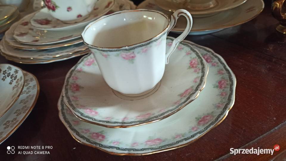 Filiżanka z talerzykiem Stafford England Gdańsk