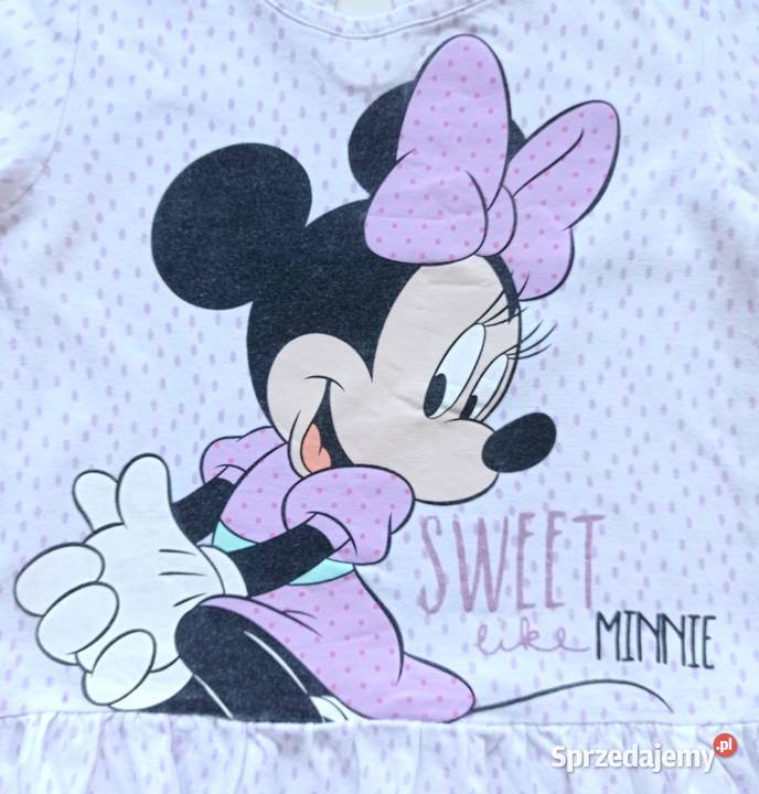 2 Pack bluzek z baskinką Minnie Mouse Disney Katowice