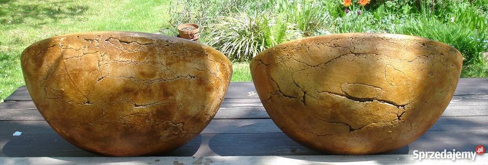 2 Ceramiczne półkule ogrodowe 50 producenta Jelenia Góra