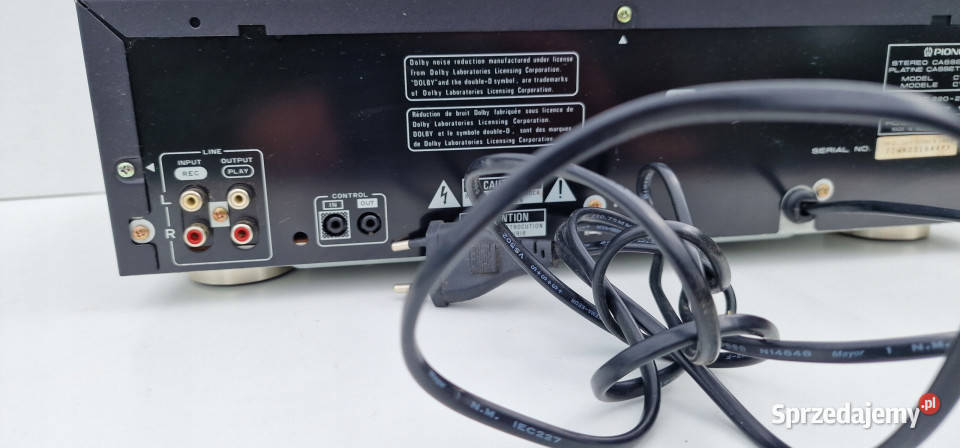 Magnetofon Pioneer CTS250 Stereo Cassette Deck Międzychód