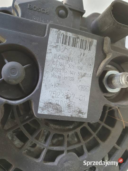 ALTERNATOR Mini One R50 R53 16 16V 0124325108 Układ elektryczny silnika sprzedam