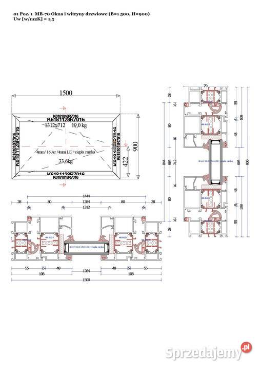 sprzedam okna aluminiowe najwyższej klasy z Bełchatów