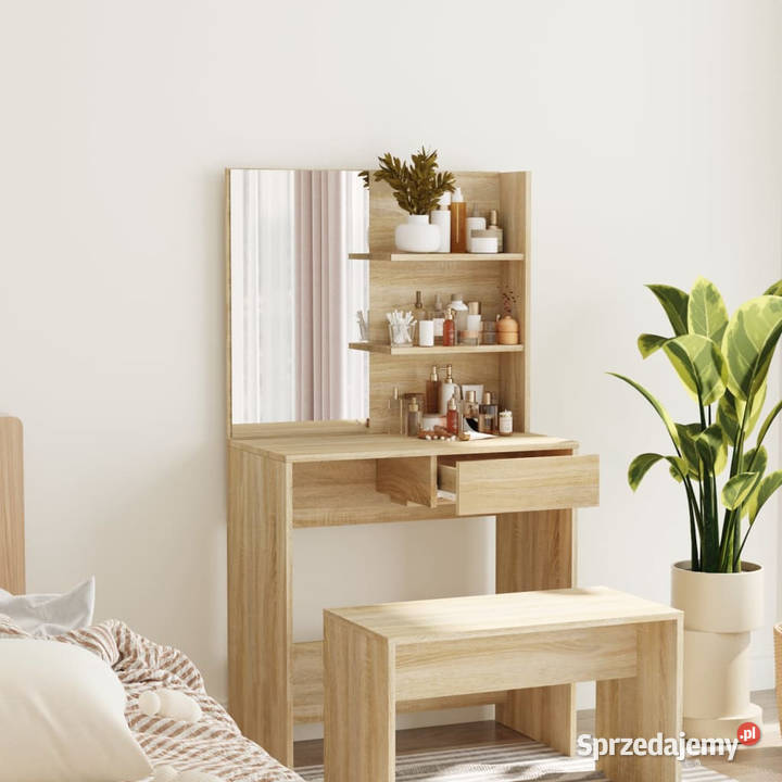 Toaletka z lustrem dąb sonoma 745x40x141 sprzedam