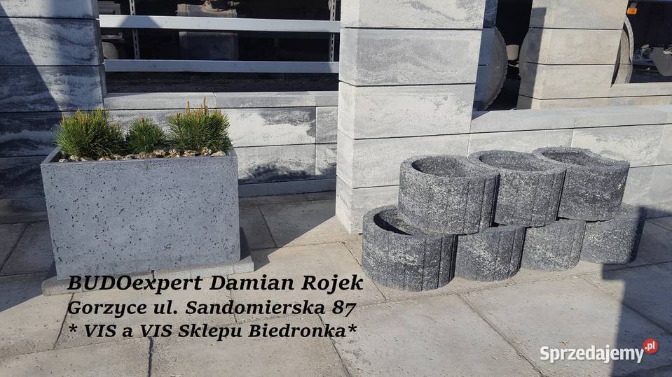 GAZON ogrodowy Joniec kwadrat DONICA gazony Gorzyce