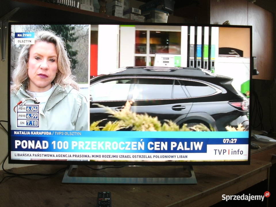 SONY Bravia LED 49 Smart TV z WiFi 4K UHD Karlino