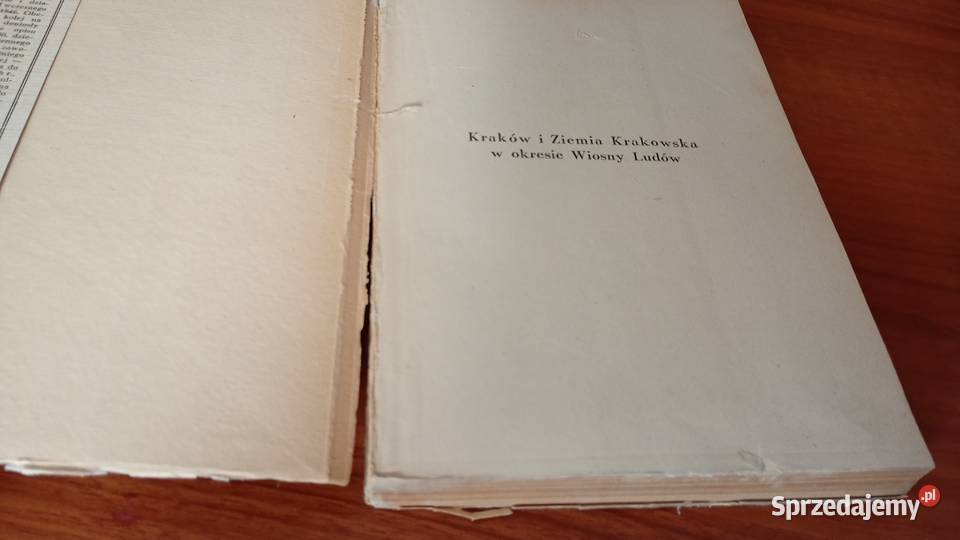 Kraków i ziemia krakowska w okresie Wiosny Ludów Książki i Podręczniki Gdańsk