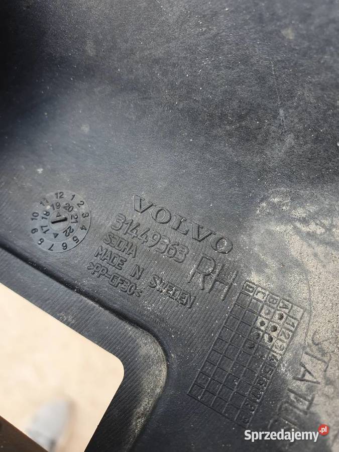 VOLVO XC40 ŚLIZG ZDERZAKA PRAWY PRZÓD 31449363 Międzychód