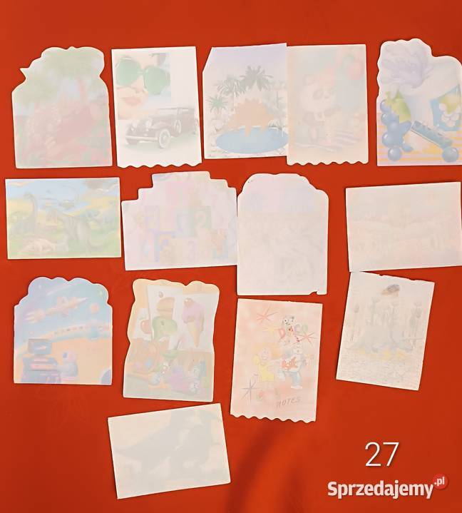 Karteczki notesowe z lat 90 lubelskie Garbów