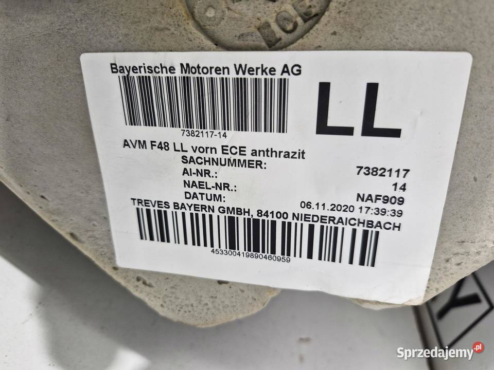 BMW X1 F48 DYWAN PRZÓD EUROPA WYKŁADZINA PODŁOGA sprzedam
