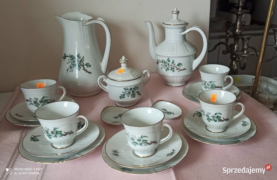 Filiżanka z talerzykiem deserowym BG Kjbenhavn pomorskie Gdańsk