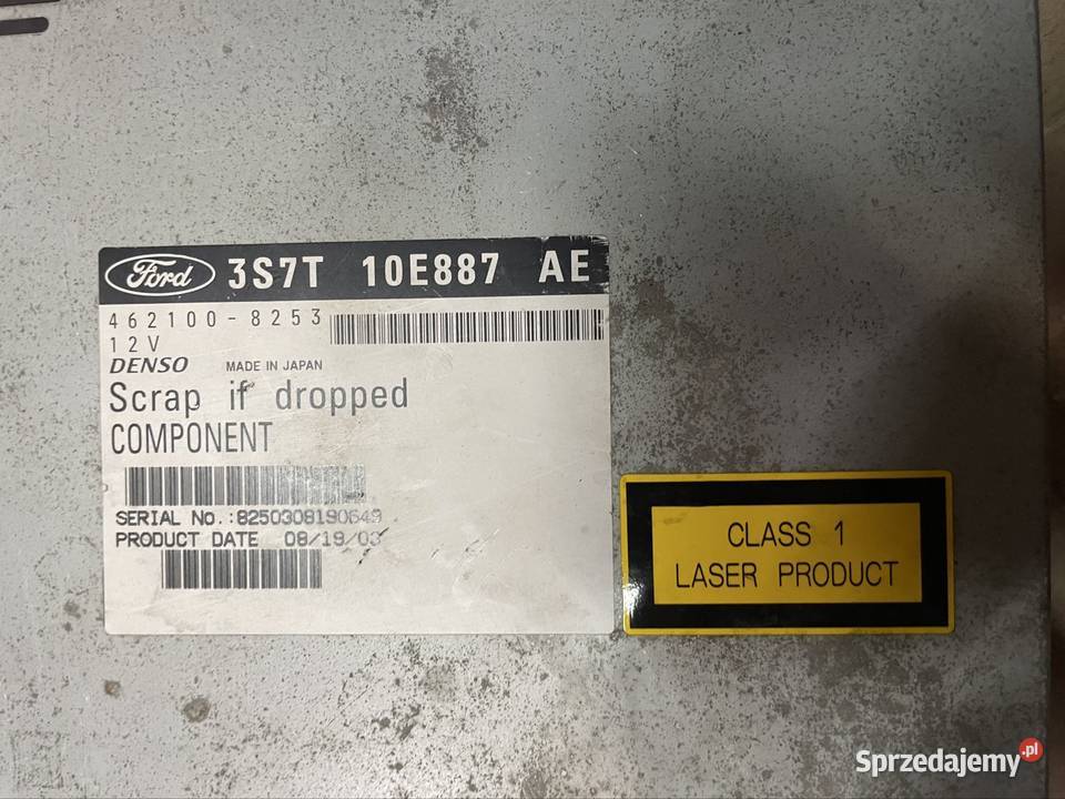 3S7T 10E887 czytnik kart dvd navi ford Mondeo