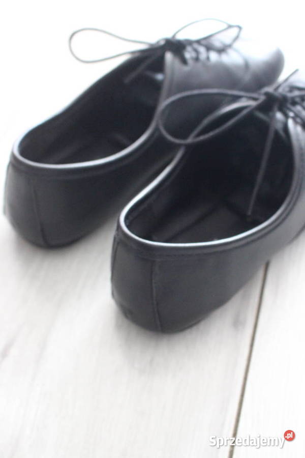 czarne buty sznurowane zara mazowieckie Warszawa