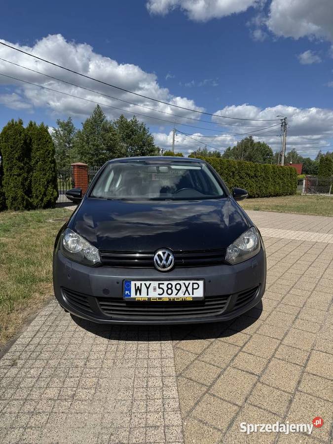 Volkswagen Golf VI 2009 16 TDI czarny Prażmów sprzedam